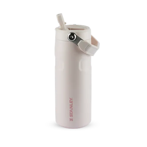 Garrafa Térmica Aerolight Flip Straw Rose Quartz Stanley 1913 | 473ml
