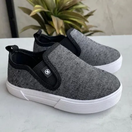 Tenis Infantil Bebe Menino Slipon Iate Casual Elástico Molekinho Original