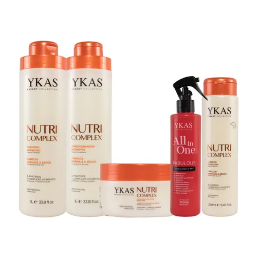 Kit Ykas Nutri Complex Grande Completo + Fabulous All In One 200 ml