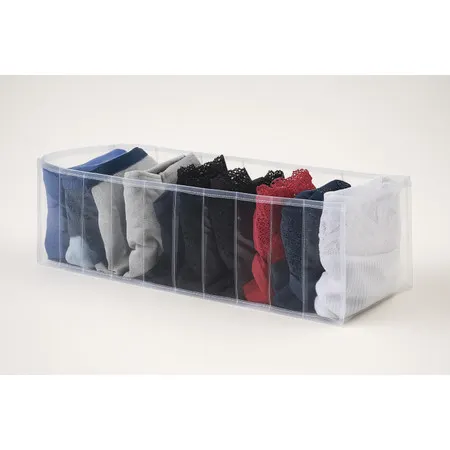 Kit 3 Organizador Gavetas Calcinha Cueca Meia gravatas Multiuso Guarda Roupa