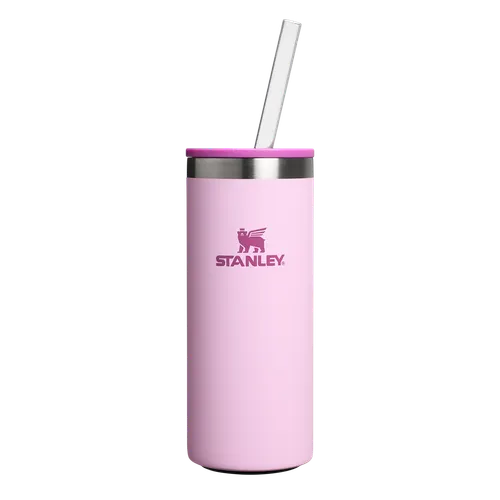 Copo Térmico Slim 3 em 1 com tampa e canudo Cherry Blossom Stanley 1913 | 296ML