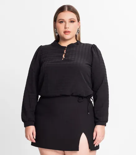 Blusa Plus Size em Air Flow Xadrez Secret Glam - Moda Feminina e Masculina, Itens para Casa e Mais l Rovitex
