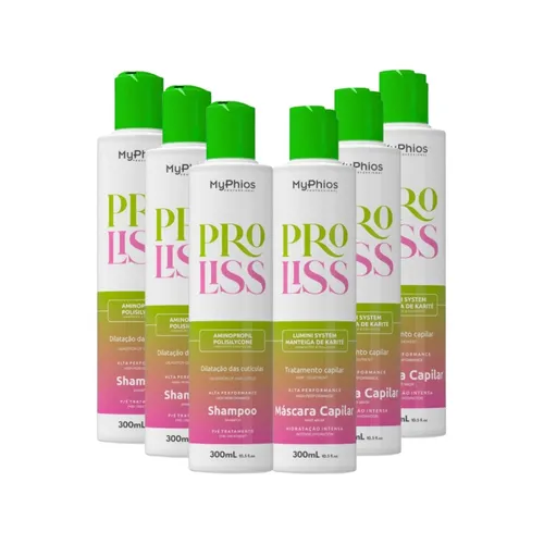 Kit MyPhios ProLiss 3 Realinhamento Capilar 300 ml