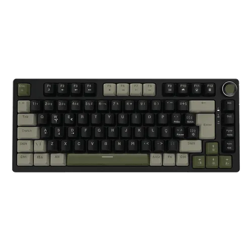 Teclado Mecânico PCYES Arkeum Cammo Edition 75% ABNT2 Switch Blue AKCM75BBR
