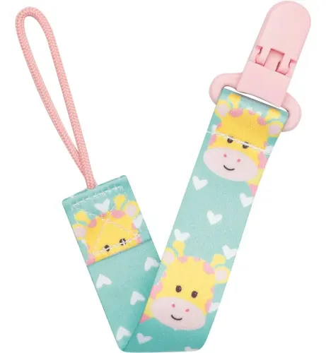 Prendedor de Chupeta Animal Fun Girafa Buba