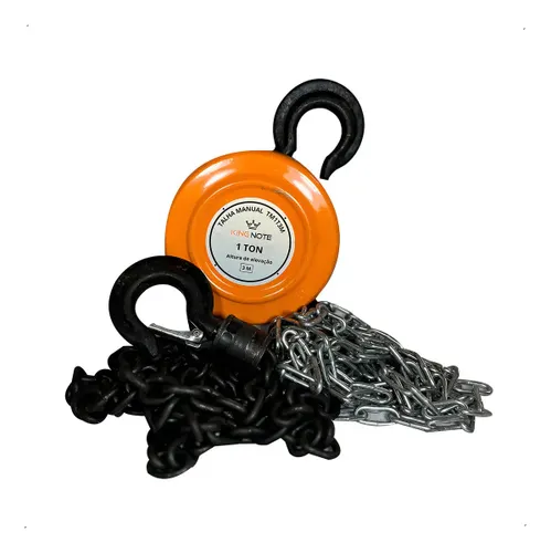 Talha Manual 01 Tonelada com Corrente de 3m
