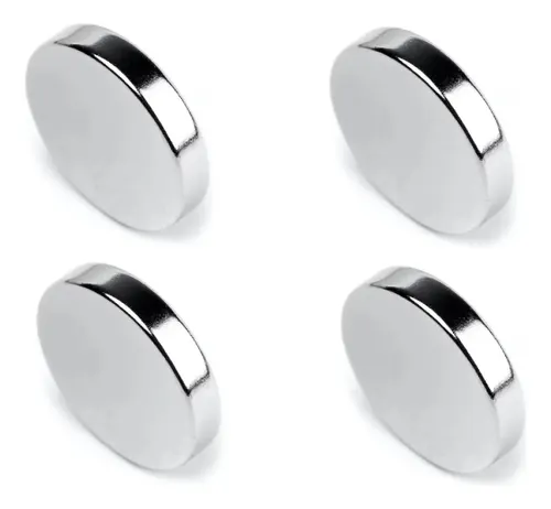 Ima Neodímio Super Imas Disco 18x4 Mm Suporta 4,5kg 4 Pç