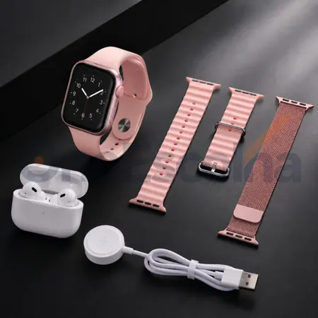 Envio de SP📦Fones de Ouvido Bluetooth+Smartwatch, Tela HD de Alta Qualidade, Registro de Movimento, Chamadas Bluetooth