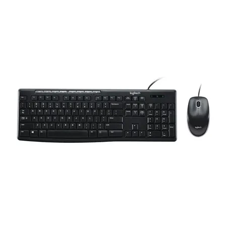 Combo Teclado e Mouse Logitech Mk200 Usb Preto [F133]
