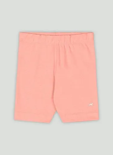 Bermuda Ciclista Básica para Menina em Cotton Rosa Claro