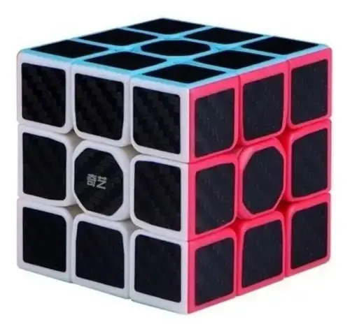 Cubo Mágico Profissional 3x3x3 Moyu Fibra de Carbono