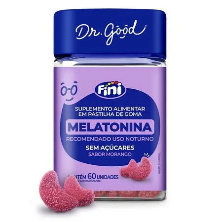 Fini Melatonina 60 Cápsulas | Sono de Qualidade, Relaxamento e Bem-Estar | Suplemento Original