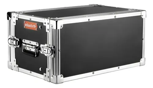 Case Profissional 6 U para Mesa de Som Ui24 Xr12 Xr16 Xr18 Cor Preto