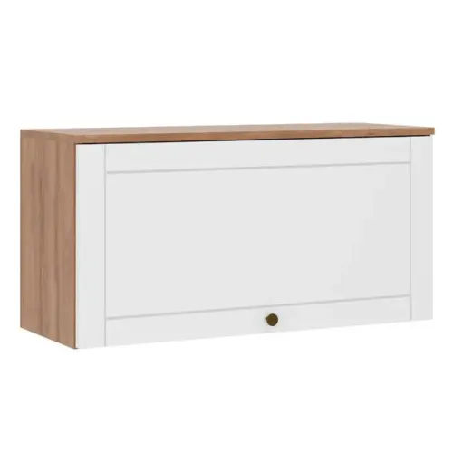 Aéreo Carraro 1 Porta Basculante 2603 Bella 80cm Nogal/branco