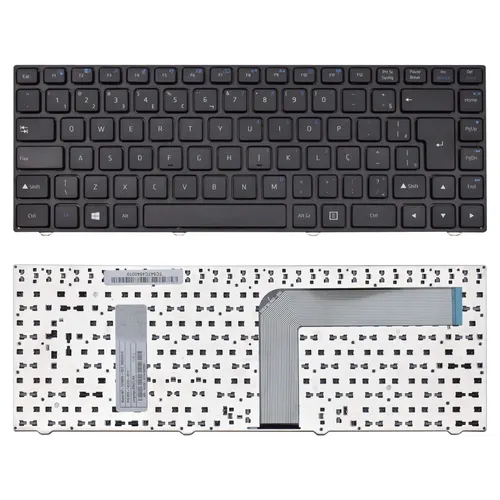 Teclado para Notebook Positivo Premium S5400 ABNT2 Preto