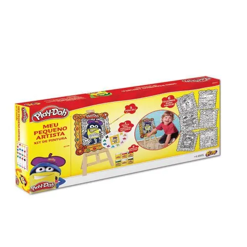 Kit de Pintura Play-Doh Meu Pequeno Artista - Fun