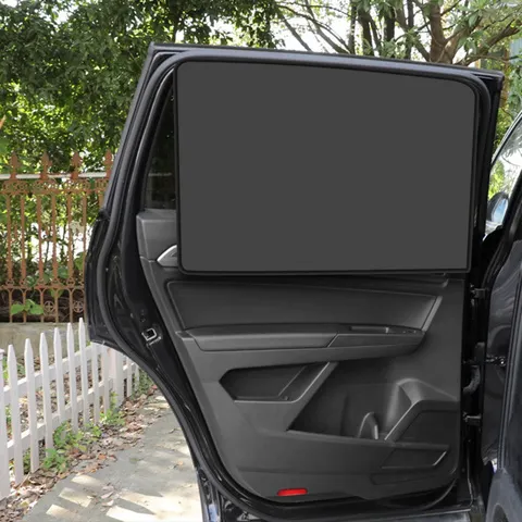 Cortinas Magnéticas para Carro com Proteção UV, Protetor Solar de Dupla Face para Janela de Automóvel, Acessórios DIY