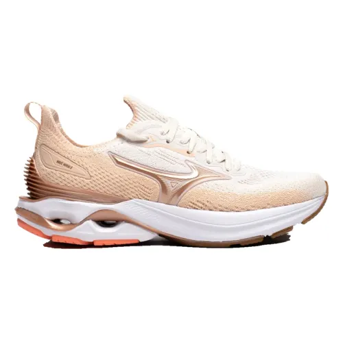 Tênis Mizuno Wave Mirai 8 Feminino Bege