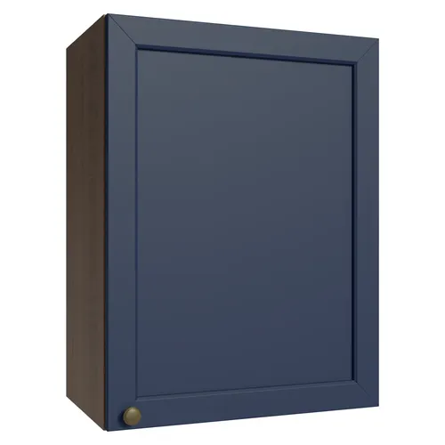 Armário Aéreo 50cm 1 Porta Rustic/Azul Vik Madesa