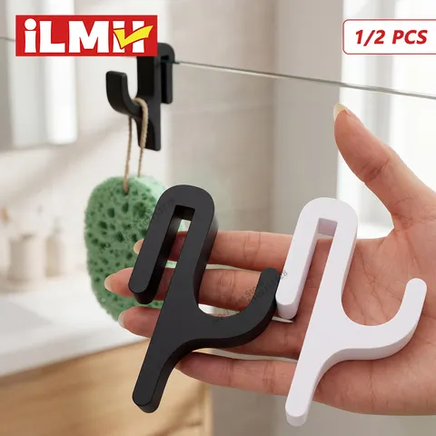 Gancho de Toalha 3D para Portas de Box de Vidro de 8mm, Cabide de Banheiro para Roupas, Toalhas, Roupões, Lavanderia, Dormitório, Apartamento