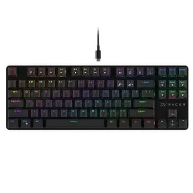 Teclado Gamer XT Racer Tank XTK-120, RGB, Anti-Ghosting, Switches OUTEMU Vermelho, ABNT2, Profissional, Preto - XTK-120