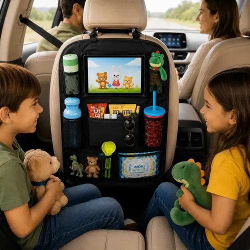 Organizador Carro Encosto Banco Suporte Tablet Porta Trecos