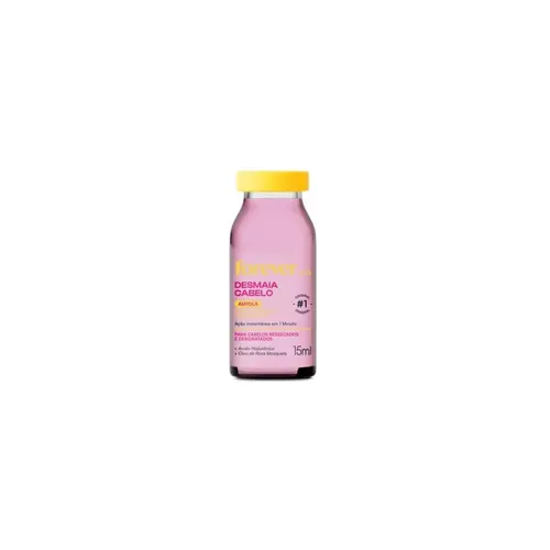 Ampola Forever Liss Hidrat Desmaia Cabelo 15ml