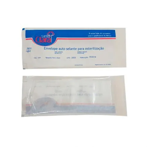 Embalagem Esterilização Santa Clara 9X23 Cm