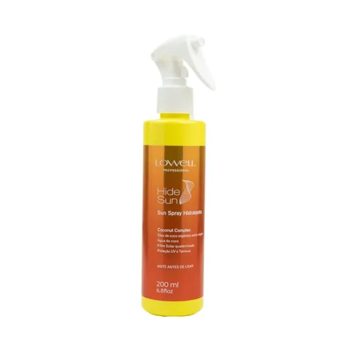 Leave-in Lowell Hide Sun Spray Hidratante 200 ml
