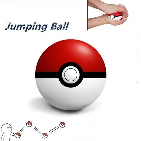 Bola Pokémon de 6cm para Alívio do Estresse de Animais de Estimação, Brinquedo Divertido para Pets, Bola de Fitness Apertável para Cães, Brinquedo Interativo para Gatos e Cães