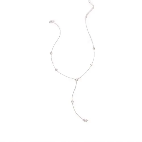 Colar Gravatinha Tifany Small com Zircônias.