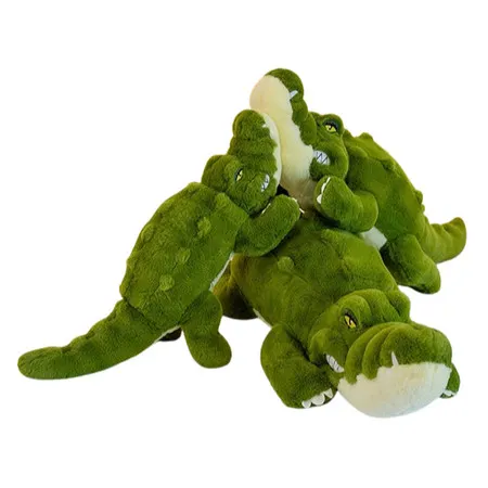 Crocodilo - Jacaré de Pelúcia 60cm Pronta Entrega Verde antialérgico pelúcia premium