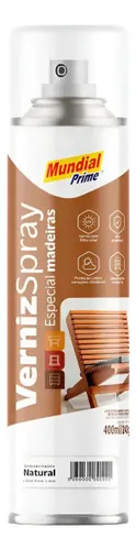 Verniz 400ml para Madeira com Ação Contra Sol e Chuva Acabamento Brilhante Cor Natural