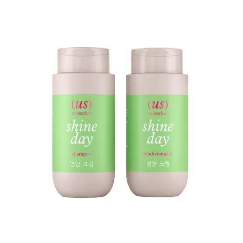 Kit Madamelis We Love Hair Shine Day Shampoo e Condicionador