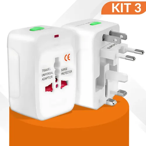 Adaptador Tomada para Viagem Internacional