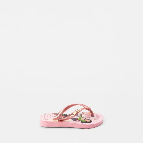 Chinelo Bebê Havaianas Slim Princess Original Rosa