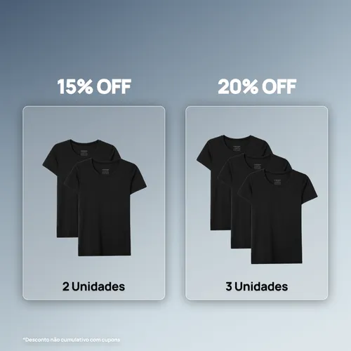 Tech T-Shirt Feminina - Desconto Progressivo