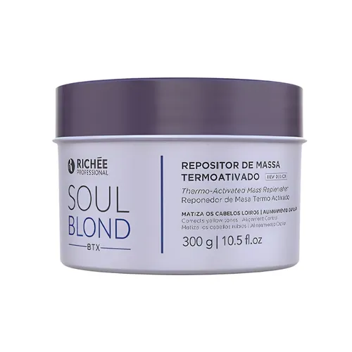 Botox Capilar Richée Soul Blond Repositor de Massa 300 g