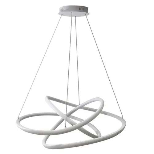 Pendente Led Metal Silicone Branco 72w 4000k Flow