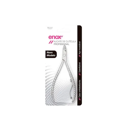 Alicate de Cutícula Profissional Aço Inox Esterilizável Enox