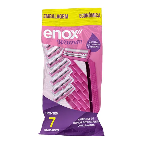 Aparelho Depilador Descartável Remoção de Pelos Aloe Vera Feminino 2 L