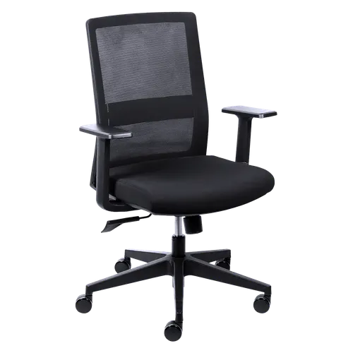 Cadeira Ergonômica Office PCYES B3 Preta com Tela Mesh