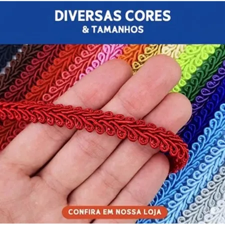 Passamanaria Fita Galão 10mm Várias Cores - 2 5 10 ou 20 Metros