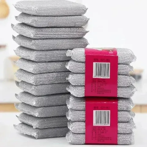 4/8 unidades de esponjas de limpeza suaves – almofadas de limpeza que não riscam, ideais para panelas, frigideiras, utensílios de cozinha e superfícies da cozinha.