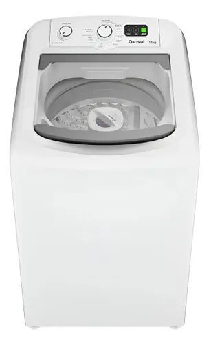 Máquina de Lavar Branca Consul 12kg com Dosagem Econômica e Cor Branco 110v