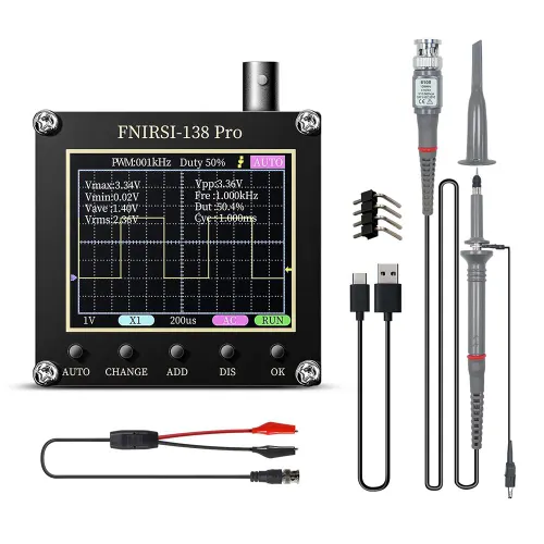 Osciloscópio Digital FNIRSI Portátil 138PR-4