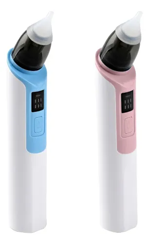 Sugador Aspirador Nasal Elétrico Nariz Ouvido Criança Bebe Cor Azul Limpeza Veri Cluxe