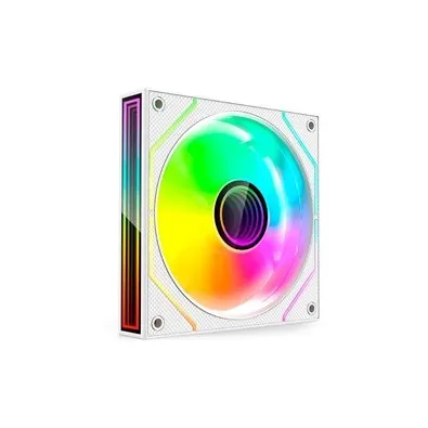 Ventoinha C3Tech F9-L330WHRGB, 120mm, ARGB, 4 Pinos, Branco - F9L330WHRGB