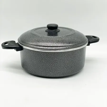 🍳 Caçarola c/ Alça Color Craquelada Nº 24 com Tampa | Indústrias Fênix