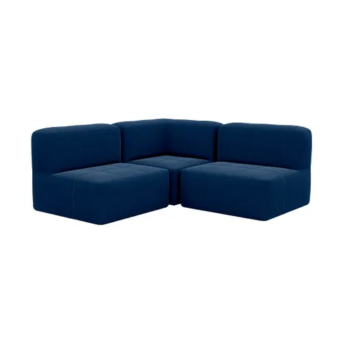 Lounge 3 Puffs Modulares para Canto
